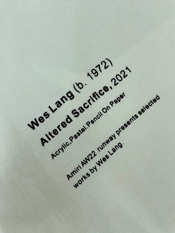 Amiri t-shirt close-up — premium authentic designer style