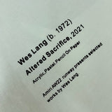 Close-up of Amiri t-shirt craftsmanship