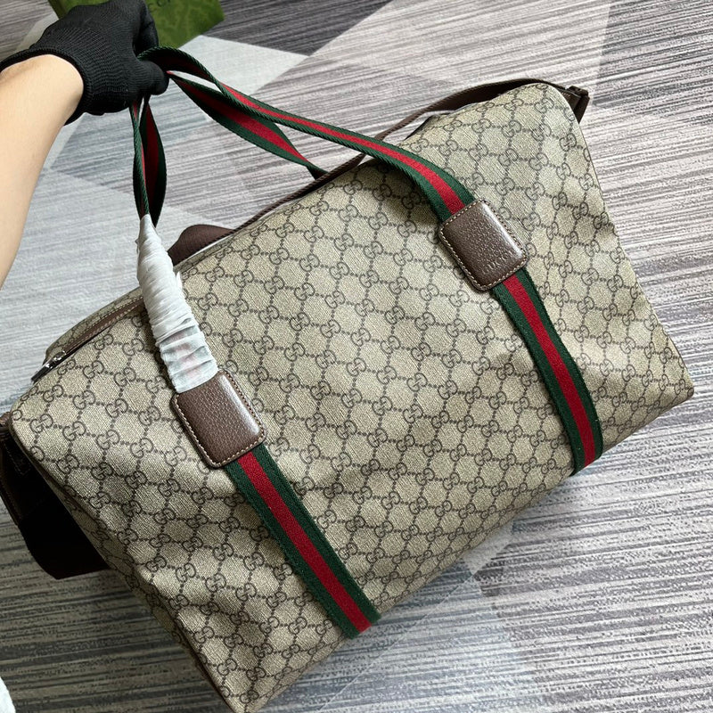 Back view of classic signature women's handbag – women's statement bag