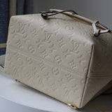 Back view of structured everyday-luxe women's handbag – women's premium purse