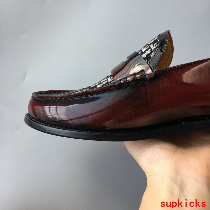 Dior Burgundy Slingback Heels - Sole Detail View
