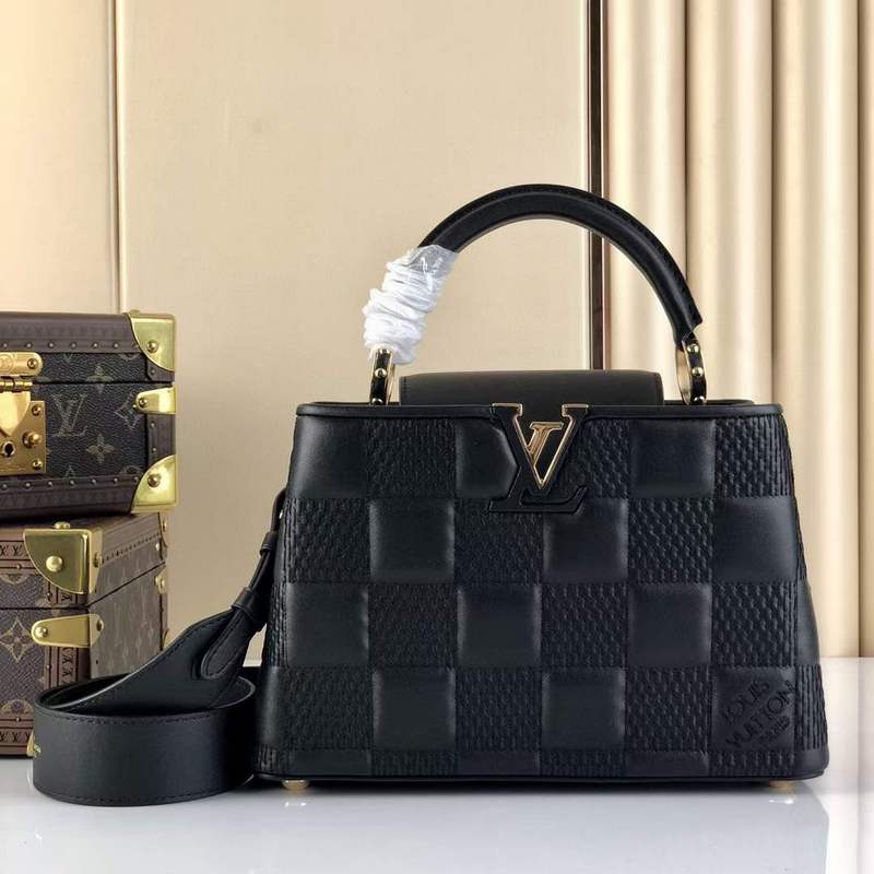 Front view of classic everyday-luxe women's handbag – women's statement bag