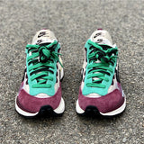 Nike two-tone luxury sneakers view 4 breathable knit upper
