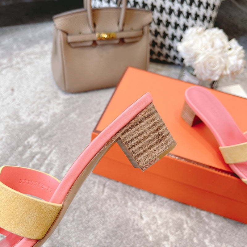 Hermes shoes Style 312 - logo and branding close-up