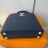 Top view of premium refined women's handbag – women's luxury handbag