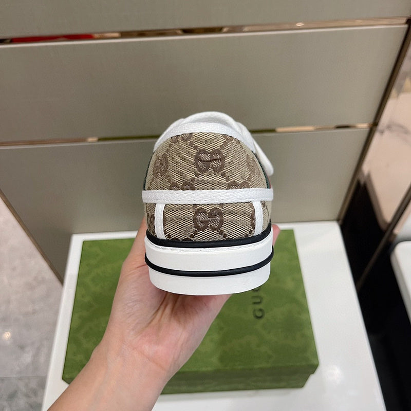 Gucci two-tone luxury sneakers view 5 streetwear statement look
