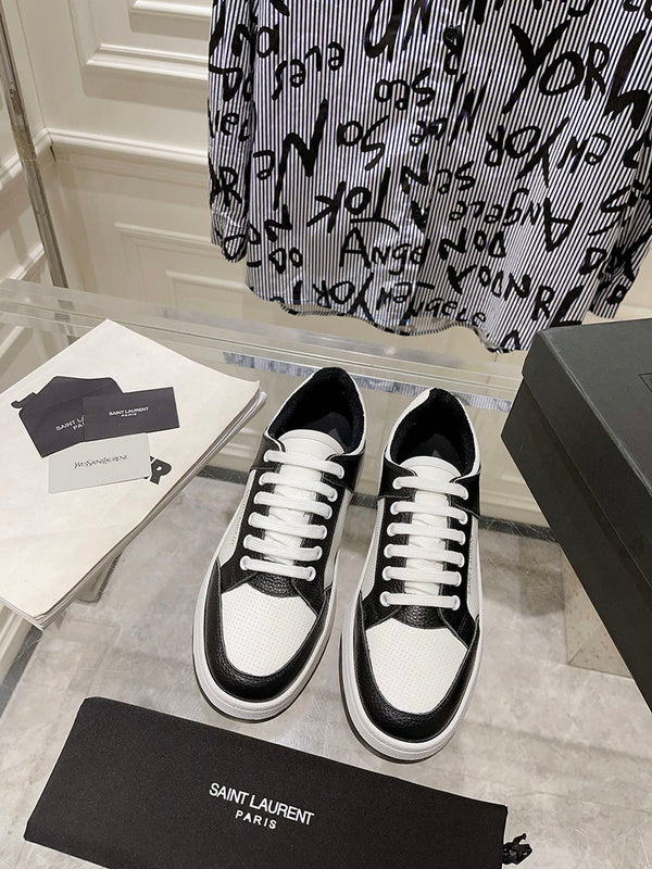 Saint Laurent luxury shoes close-up — premium authentic designer style