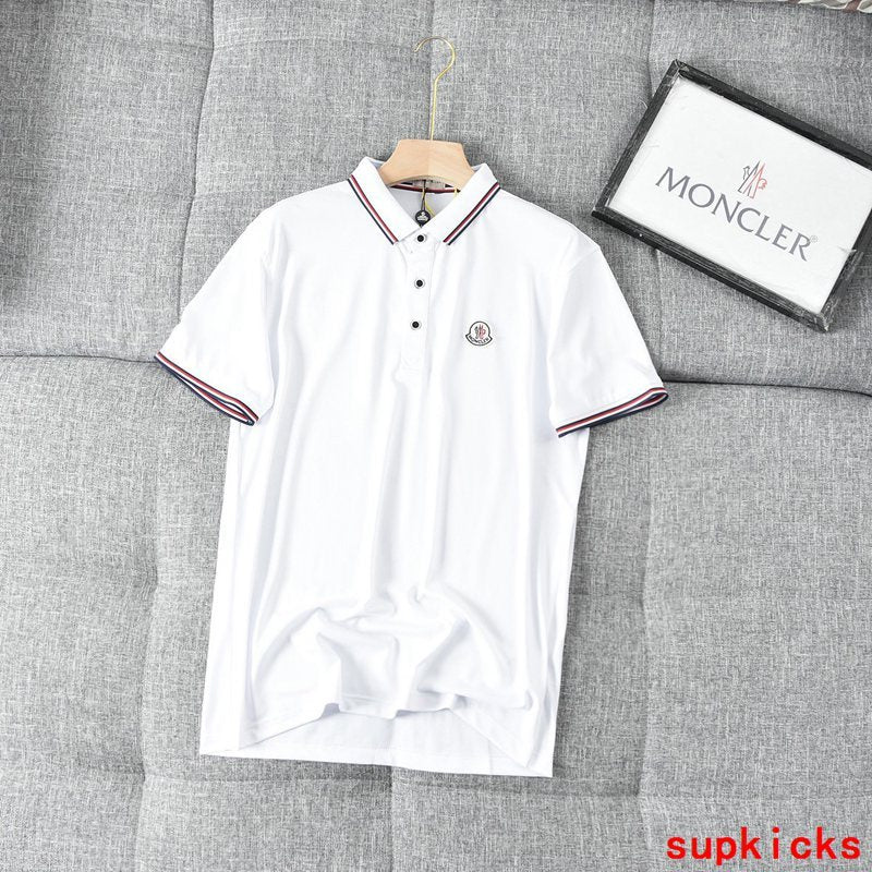 Back view of Moncler luxury clothing with logo-detail design