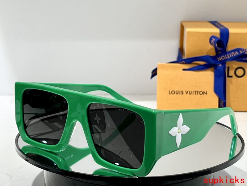 Angled view of Louis Vuitton unisex sunglasses