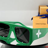 Angled view of Louis Vuitton unisex sunglasses