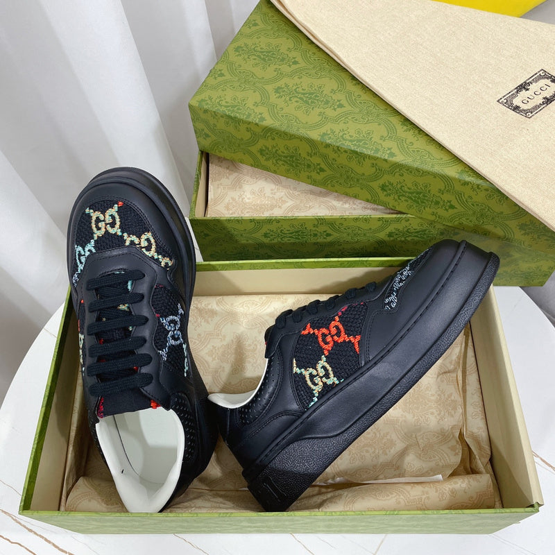 Gucci sneakers detailed view showing premium designer craftsmanship