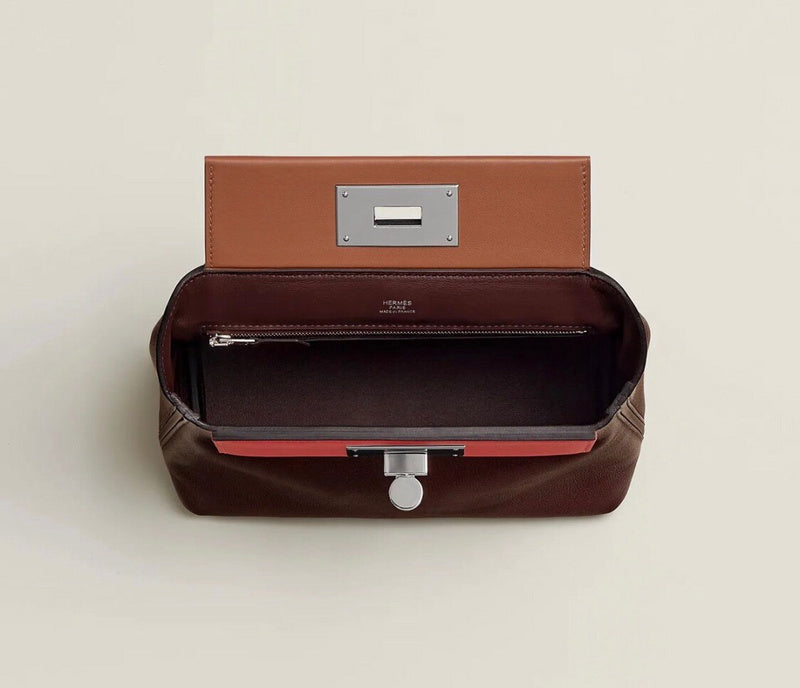 Tailored bag shown from front angle