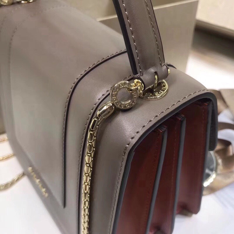 Sophisticated Vegan Leather Handbag - Chic Everyday Appeal | Women's Everyday Carry Handbag #1769 - back view (image 4) of designer-inspired handbag