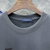 Front view of Louis Vuitton luxury clothing with tailored silhouette