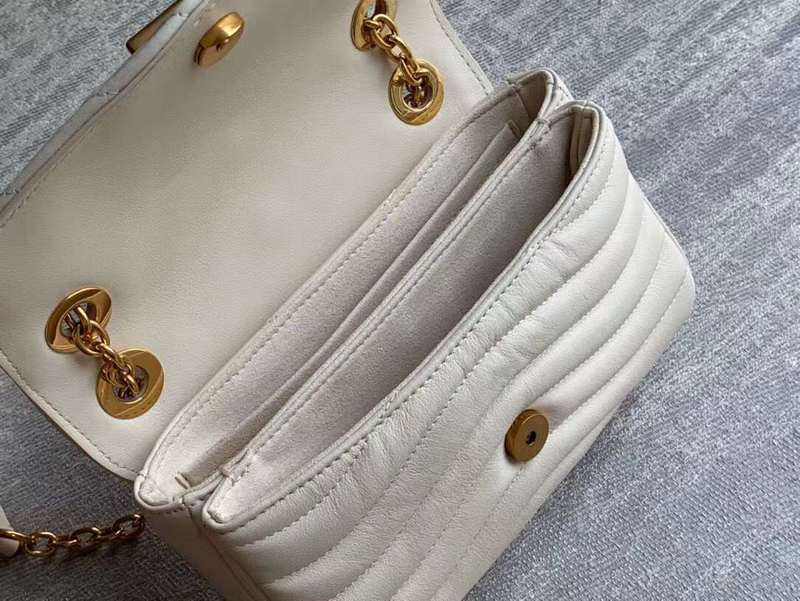 Close-up detail of statement classic women's handbag – women's statement bag