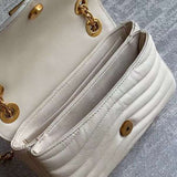 Close-up detail of statement classic women's handbag – women's statement bag
