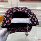 Close-up detail view of Louis Vuitton unisex cap