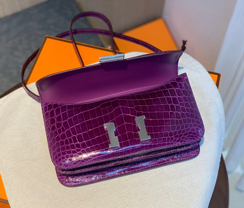 Close-up detail of refined bag design