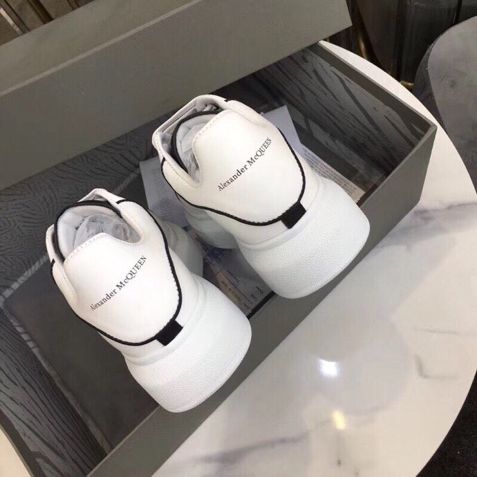 Alexander McQueen sneakers detailed view showing premium designer craftsmanship