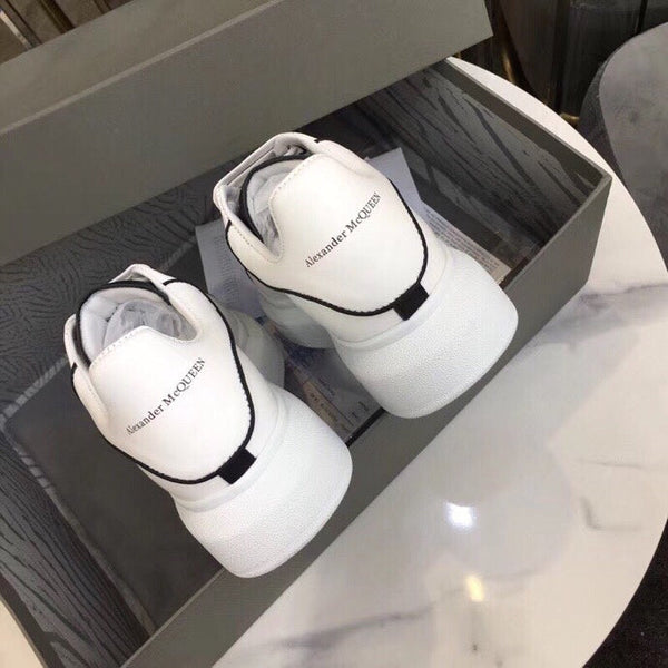 Alexander McQueen sneakers detailed view showing premium designer craftsmanship