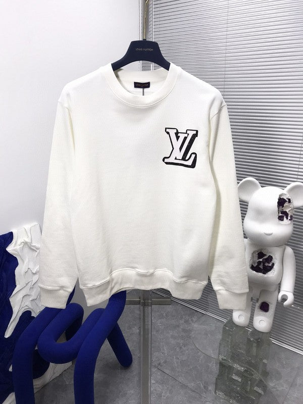 Front view of Louis Vuitton luxury clothing with streetwear-inspired cut