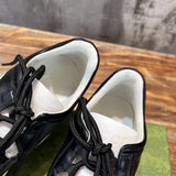 Gucci neutral cream luxury sneakers view 4 sleek tonal finish