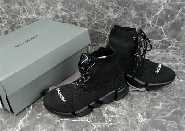 Balenciaga Beige Chelsea Boots - Side Profile View