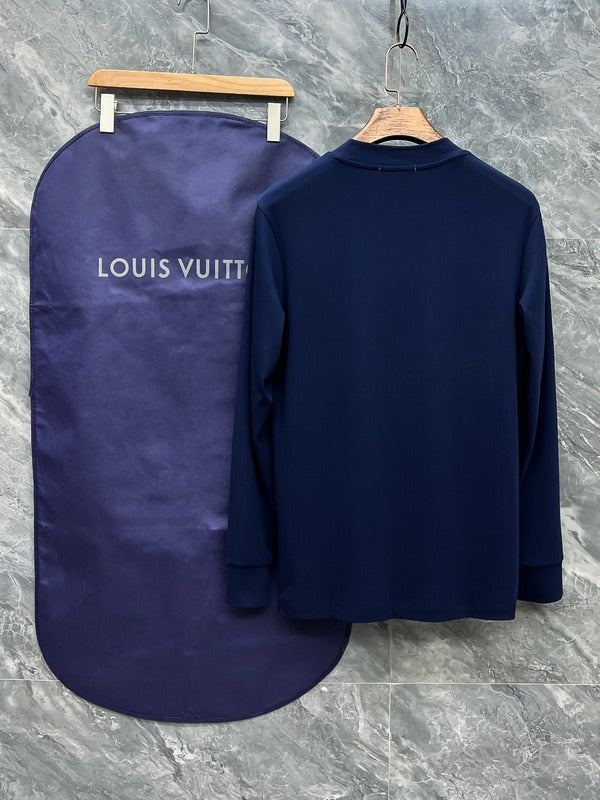 Side profile of Louis Vuitton luxury clothing with streetwear-inspired cut
