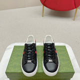 Gucci tonal black luxury sneakers view 6 chunky sole construction