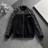 Side profile of Louis Vuitton luxury clothing with runway-inspired design