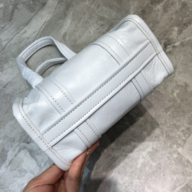 Chic Faux Leather Handbag - Modern Structured Build | Women's Designer-Inspired Purse #945 - hardware and detail close-up (image 5) of designer-inspired handbag