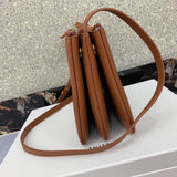 Side profile of premium signature women's handbag – women's premium purse