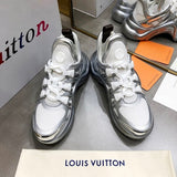 Louis Vuitton Tan Ankle Strap Heels - Full Silhouette View