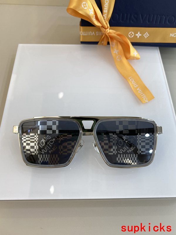 Front view of Louis Vuitton unisex sunglasses