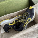 Gucci classic monochrome luxury sneakers view 4 everyday casual design