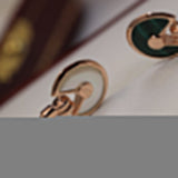 Close-up detail view of Cartier unisex jewelry piece