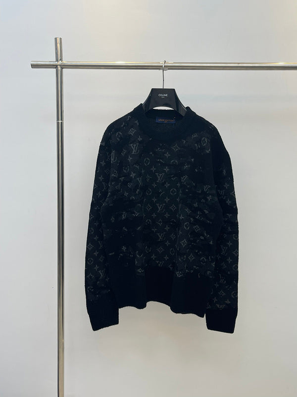 Back view of Louis Vuitton luxury clothing with streetwear-inspired cut