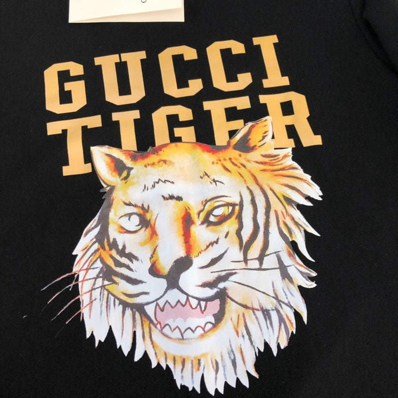 Full styled look of Gucci luxury clothing with relaxed-fit cut