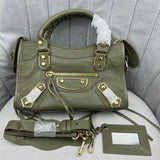 Zivas Charm Modern Minimalist Look Statement Handbag (Refined Practical Design) – Angled View