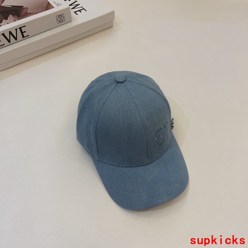 Close-up detail view of Louis Vuitton unisex cap