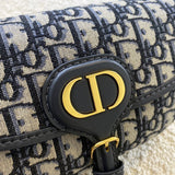 Back view of premium refined women's handbag – women's statement bag