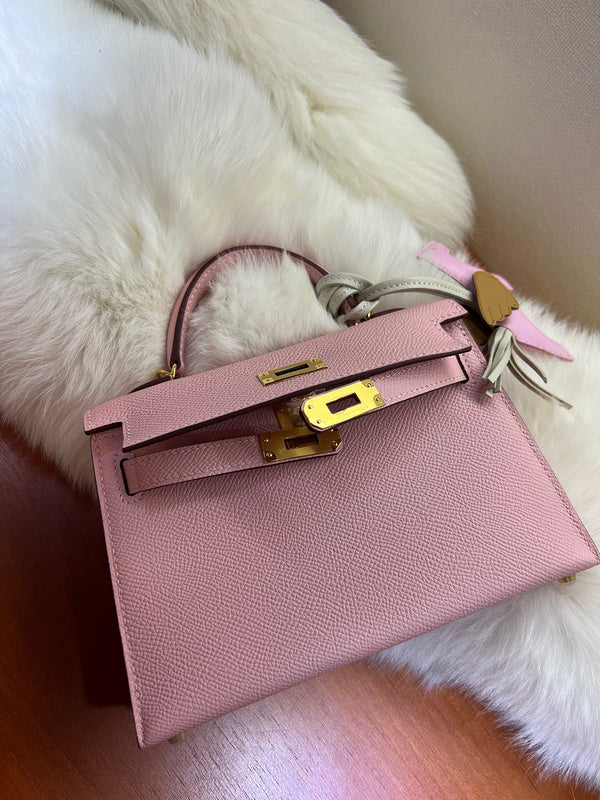 Interior view of elegant premium bag