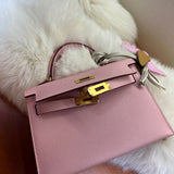 Interior view of elegant premium bag