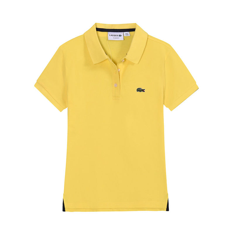 Flat lay presentation of Lacoste luxury clothing with tailored silhouette