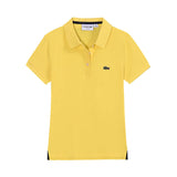 Flat lay presentation of Lacoste luxury clothing with tailored silhouette