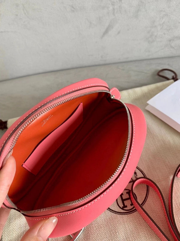 Poised bag shown from front angle