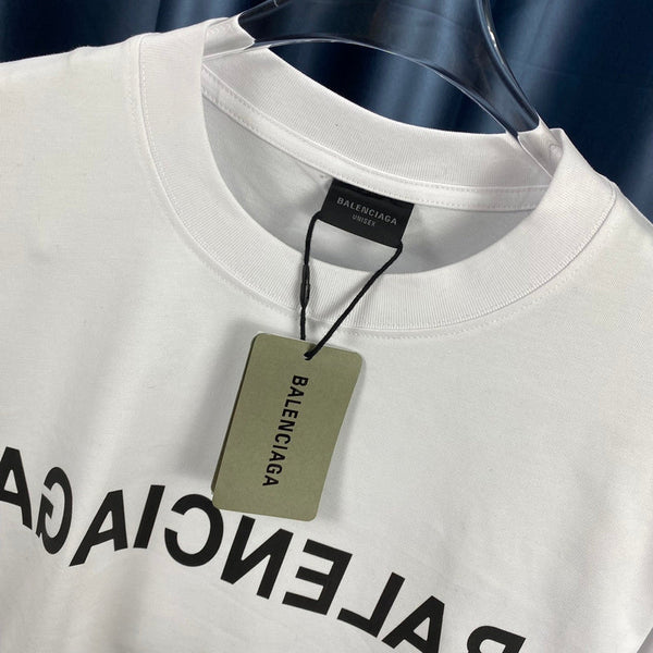 Balenciaga t-shirt close-up — premium authentic designer style