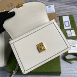 Interior view of classic everyday-luxe women's handbag – women's statement bag