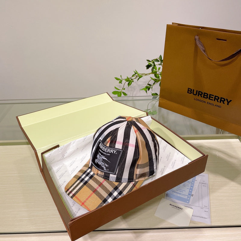 Full view of Burberry unisex cap