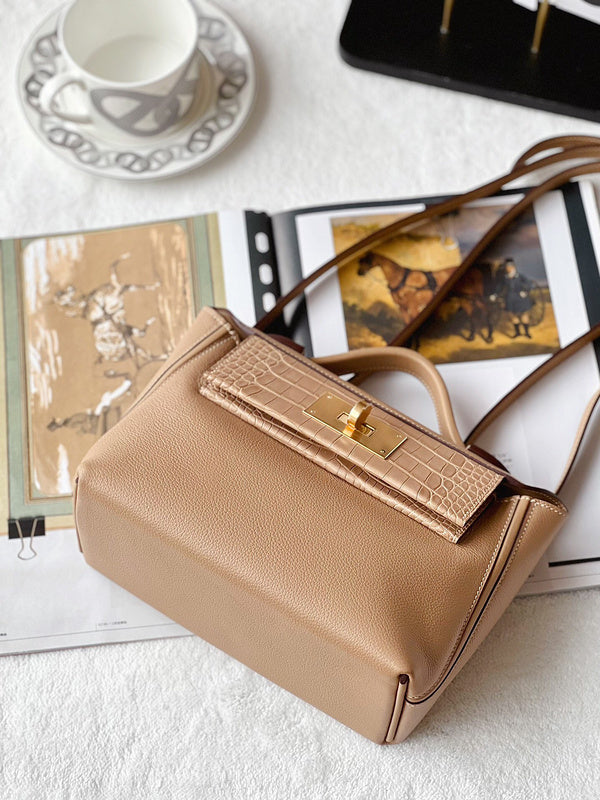  statement top-handle bag detail view showing craftsmanship 8